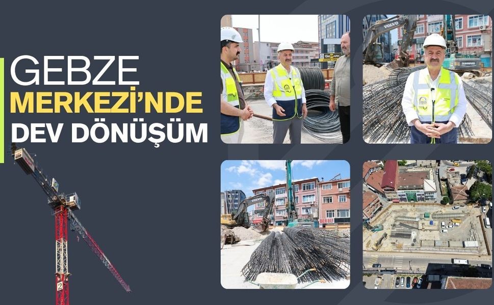 Gebze Merkezinde Dev Dönüşüm: Tarihi Hamam Gün Yüzüne Çıkıyor, 241 Araçlık Otomatik Otopark Geliyor!
