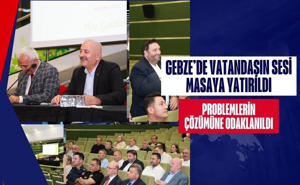 Gebze'de Vatandaşın Sesi Masaya Yatırıldı: Kaymakam Özyiğit ve Başkan Büyükgöz'den Muhtarlar Zirvesi