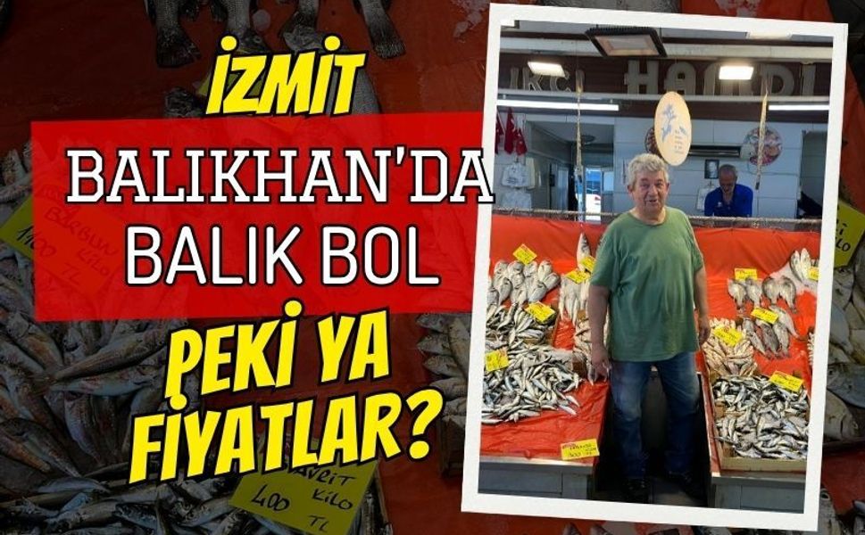 İzmit Balıkhan'da Balık Bol, Fiyatlar Dengeli: İşte Fiyat Listesi