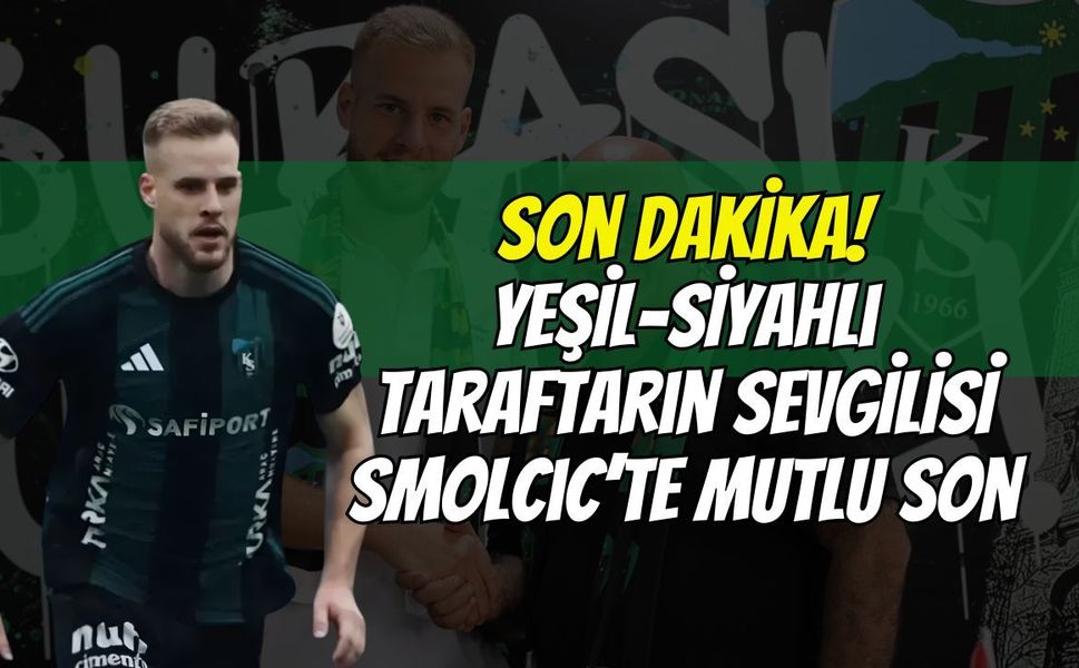 Son Dakika: Yeşil-Siyahlı Taraftarın Sevgilisi Smolcic’te Mutlu Son! İmzalar An Meselesi