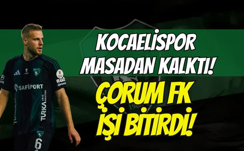Kocaelispor Masadan Kalktı, Çorum FK İşi Bitirdi! Hrvoje Smolcic’ten 2+1 Yıllık Dev İmza