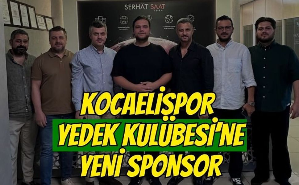 Kocaelispor Yedek Kulübesi Serhat Saat'e Emanet