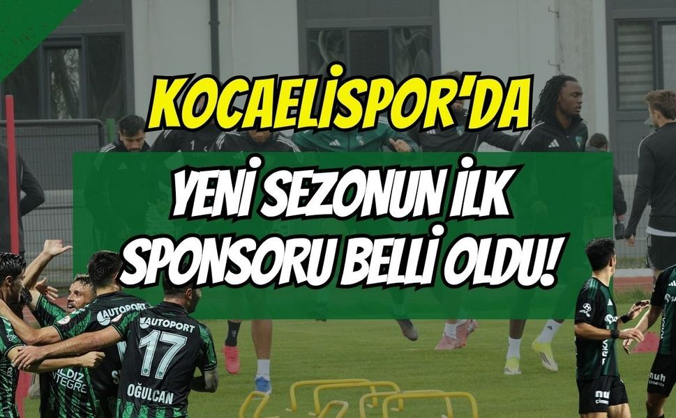 Kocaelispor'da Yeni Sezonun İlk Sponsoru Belli Oldu