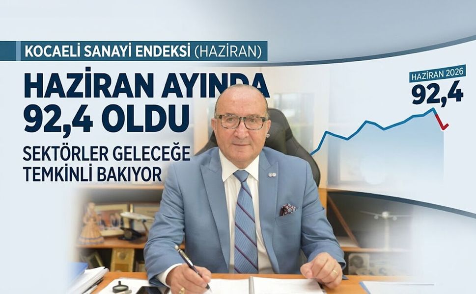 Kocaeli Sanayi Endeksi Haziran Ayında 92,4 Oldu: Sektörler Geleceğe Temkinli Bakıyor