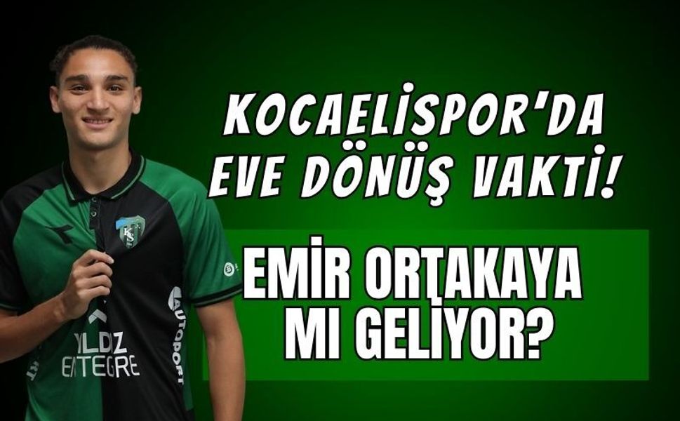 Körfez’de Evine Dönüş Vakti: Emir Ortakaya Bonservisiyle Birlikte Yeniden Kocaelispor’da!