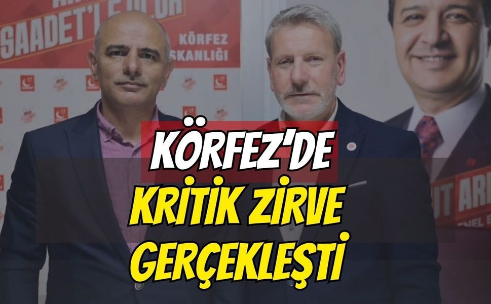 Körfez’de Kritik Zirve: Belediye Başkanı Söğüt, Saadet Partisi İlçe Başkanı Tahtalı’yı Ziyaret Etti