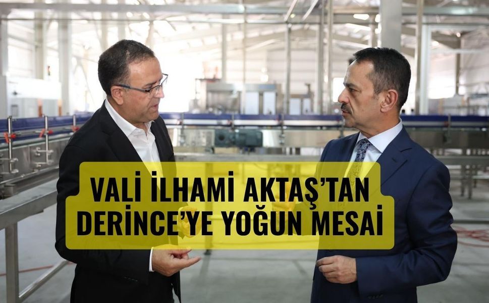 Derince'de Vali Hareketliliği: İlhami Aktaş İlçedeki Kamu Yatırımlarını Denetledi