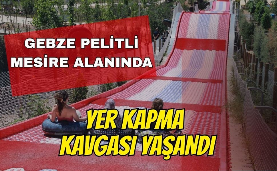 Gebze Pelitli Mesire Alanında "Yer Kapma" Kavgası: 10 Masayı Parselleyen Şahıs Ortalığı Birbirine Kattı!