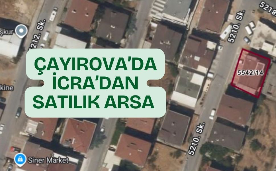 Çayırova'da 3+1 Daire İcradan Satışa Çıkıyor