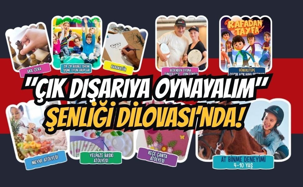 Çocuklar parklara akın edecek: "Çık Dışarıya Oynayalım" şenliği Dilovası’nda!