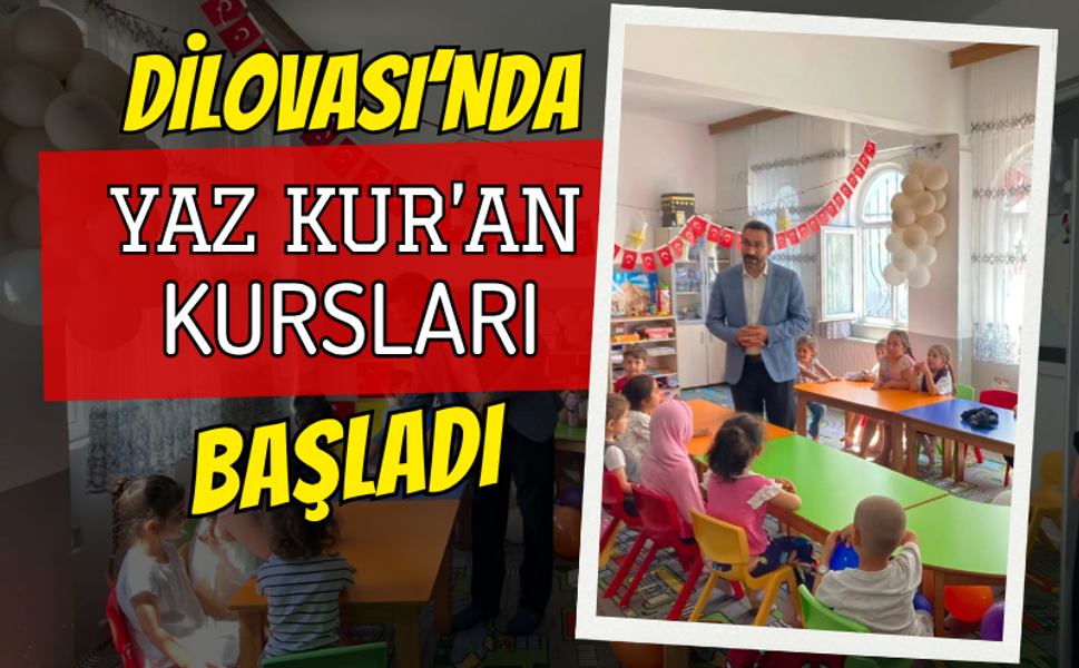 Dilovası'nda yaz Kur'an kursları başladı! Müftü Köç öğrencilerle buluştu