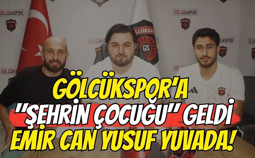 Gölcükspor’a "Şehrin Çocuğu" Geldi: Emir Can Yusuf Yuvada
