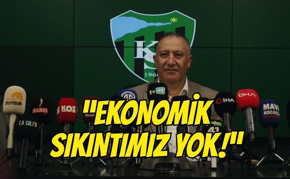 Kocaelispor’dan Kriz İddialarına Net Yanıt: “Ekonomik Sıkıntımız Yok”