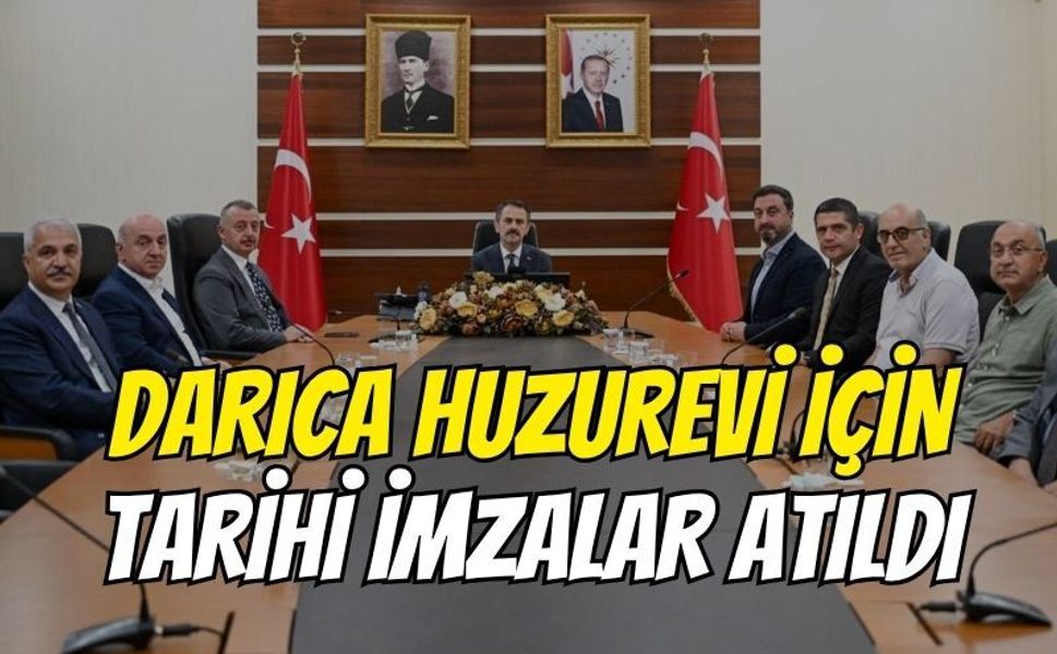 Darıca'ya dev huzurevi: Protokol imzalandı!