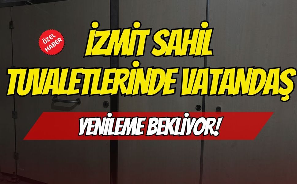 İzmit Sahilinde Ortak Kullanım Alanlarında Yenileme Beklentisi