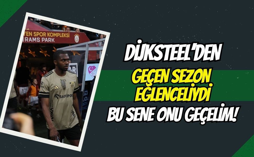 Dijksteel'den yeşil-siyahlı camiayı ateşleyen paylaşım: "Bu sene geçen sezonu geçelim!"