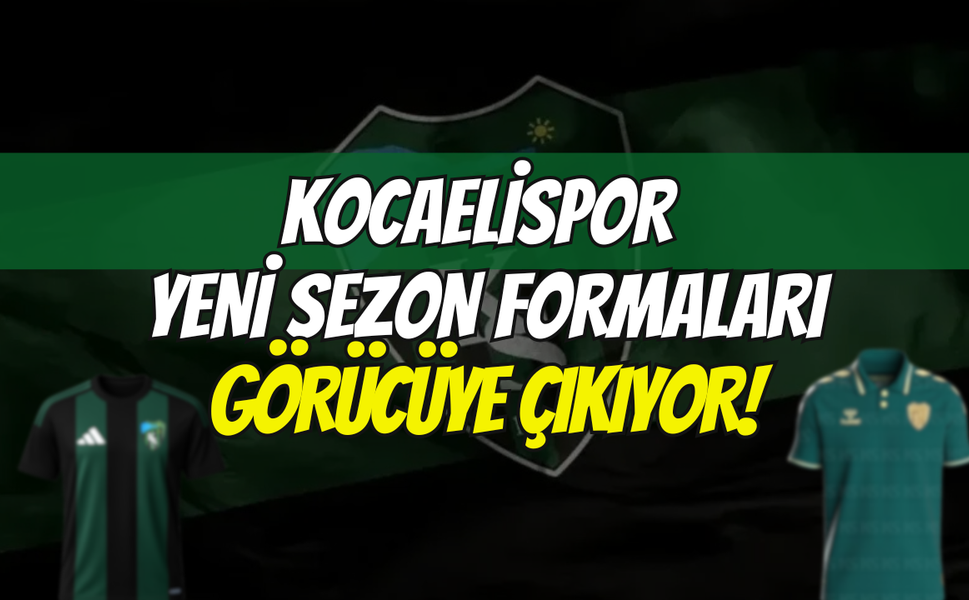Kocaelispor'un merakla beklenen 2026-2027 yeni sezon formaları bu akşam resmen görücüye çıkıyor!
