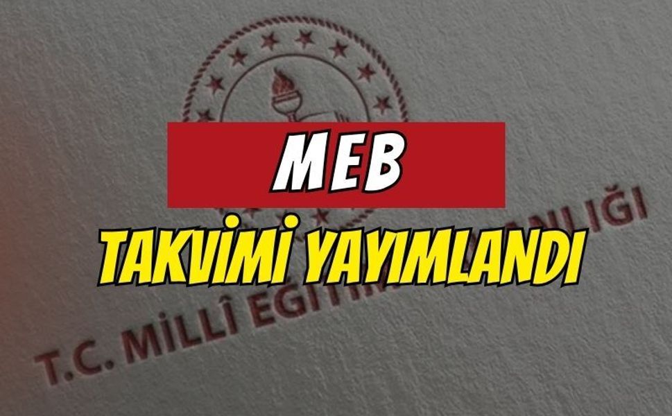 MEB takvimi yayımlandı: İlk defa yönetici kadroları için süreç başladı!