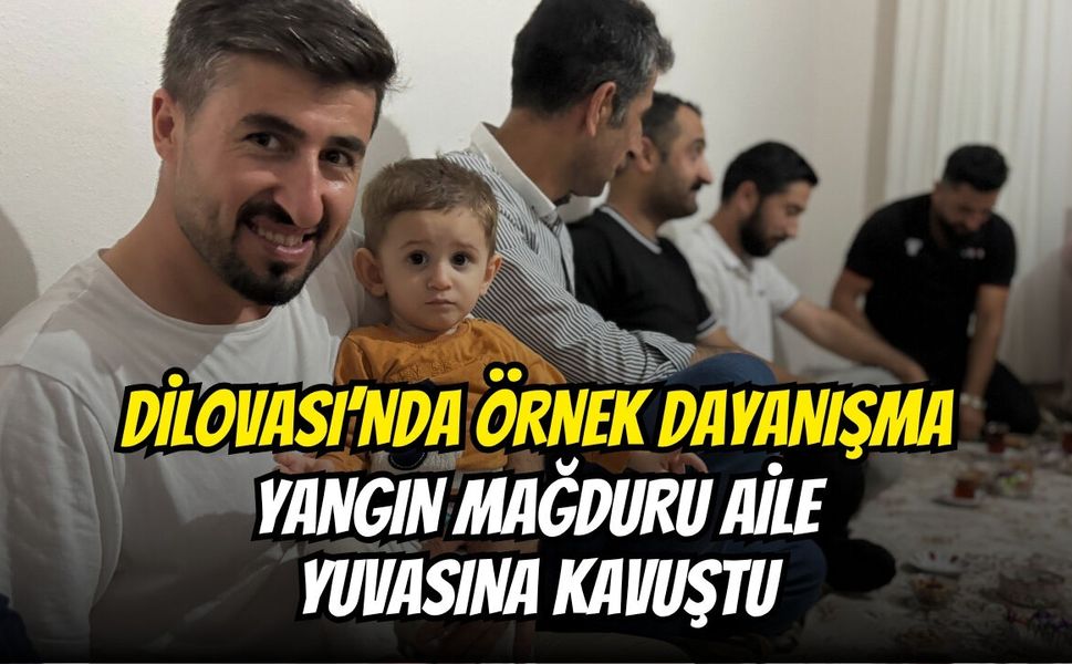 Dilovası’nda Örnek Dayanışma: Yangın Mağduru Aile Yuvasına Kavuştu