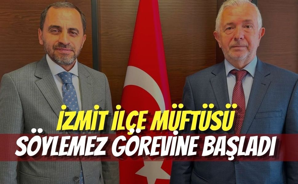 İzmit İlçe Müftüsü Abdullah Söylemez Görevine Başladı: İlk Ziyaret İl Müftüsü Sönmezoğlu’na