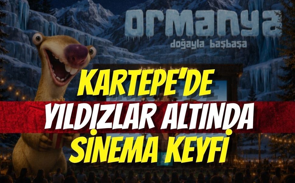 Kartepe’de Yıldızlar Altında Sinema Keyfi
