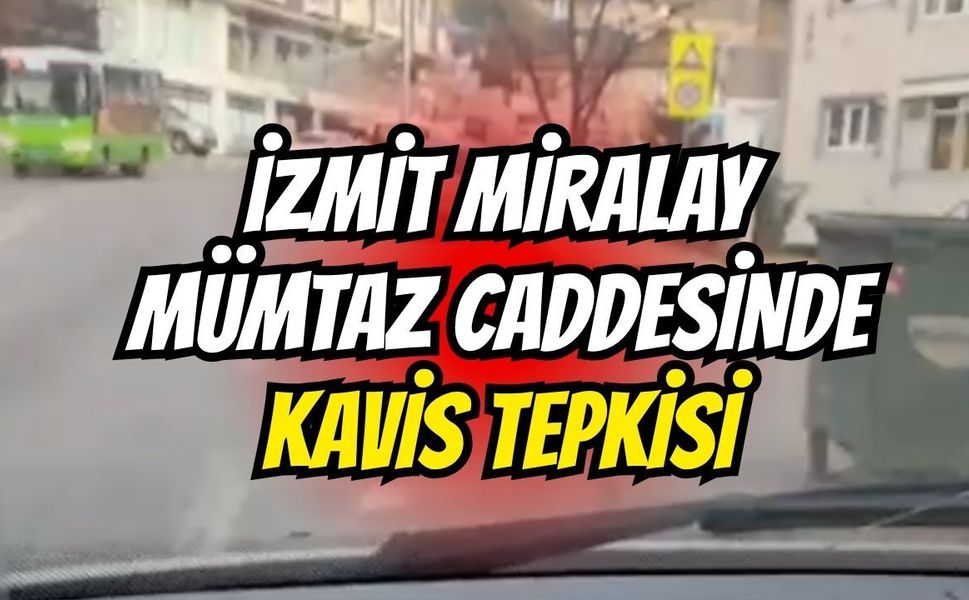 İzmit Miralay Mümtaz caddesinde kavis tepkisi
