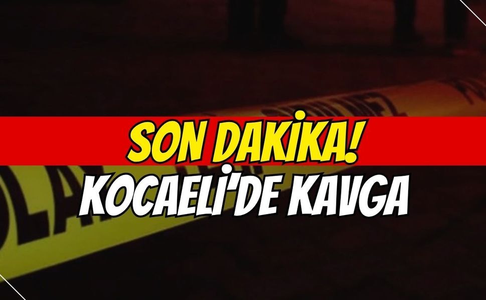 Son Dakika! İzmit Yürüyüş Yolu’nda Kavga