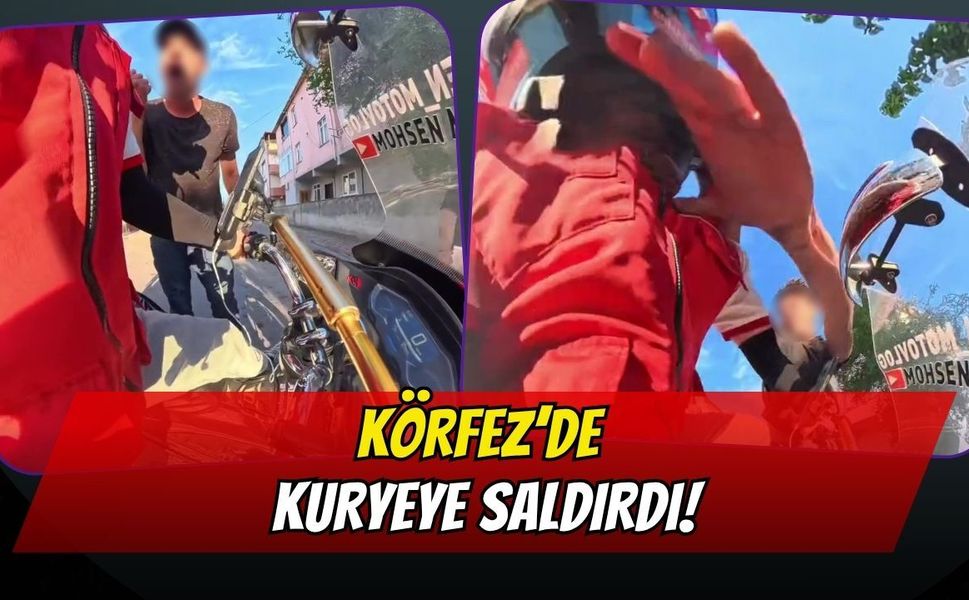 Körfez’de Kuryeye Saldırdı