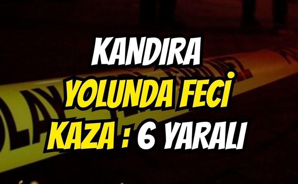 Kandıra Yolunda Feci Kaza: 6 Yaralı