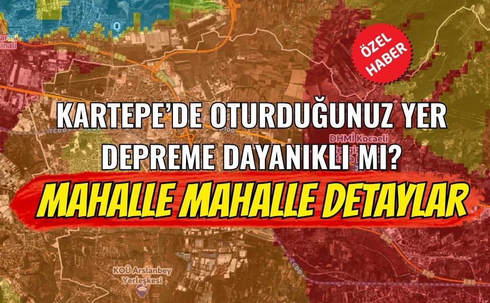 Kartepe'de oturduğunuz mahallenin zemini ne kadar sağlam ?