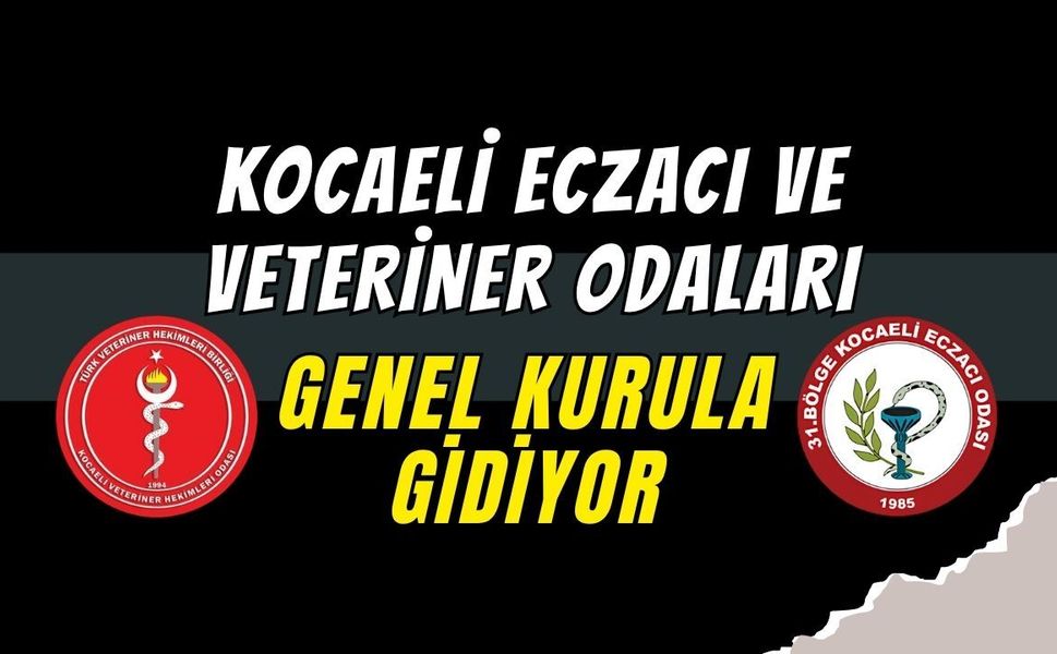 Kocaeli Eczacı ve Veteriner Odaları Genel Kurula Gidiyor