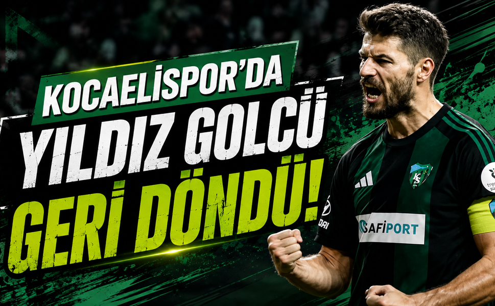 Kocaelispor'un Yıldız Golcüsü Geri Döndü