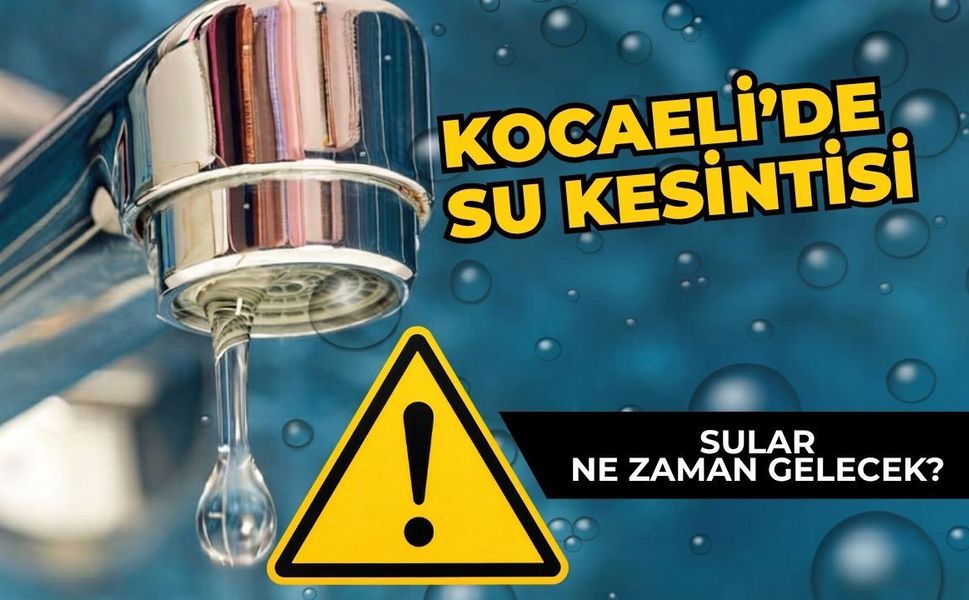Kartepe'de Su Kesintisi: Sular Ne Zaman Gelecek?