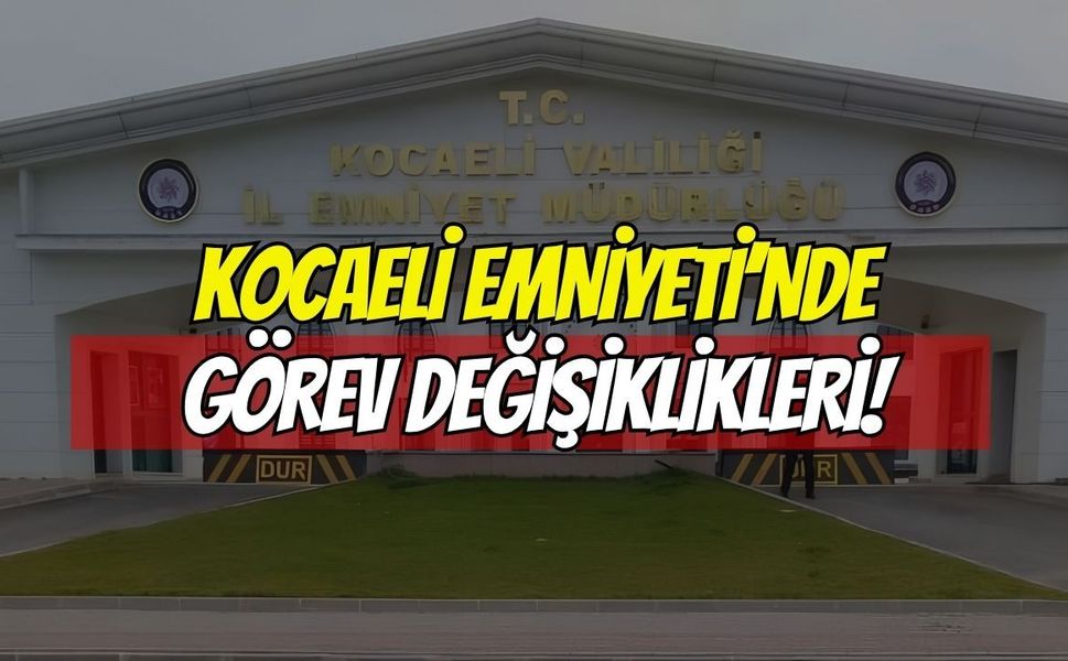 Kocaeli Emniyetinde 4 Terfi