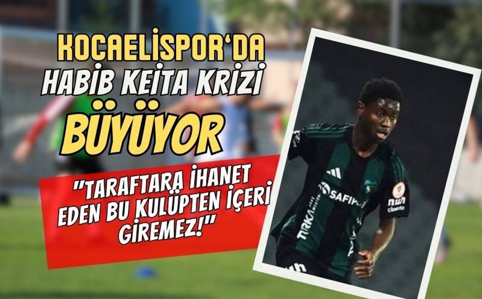Kocaelispor’da Habib Keita Krizi Büyüyor: "Taraftara İhanet Eden Bu Kulüpten İçeri Giremez!"