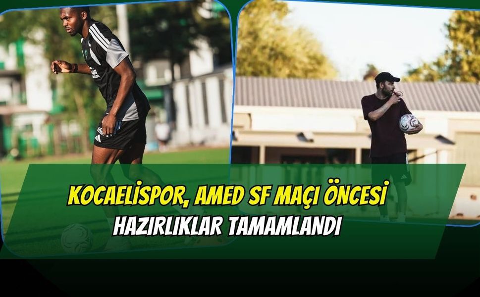 Kocaelispor, Amed SF Maçı Öncesi Hazırlıklar Tamamlandı