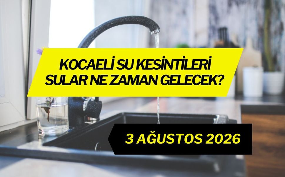 Kocaeli'de Dört Mahallede Su Kesintisi