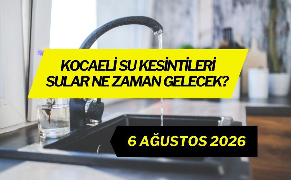 Kocaeli'de İki İlçede Su Kesintisi