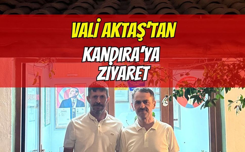Vali Aktaş’tan Kandıra’ya ziyaret: Mahallenin ihtiyaçları değerlendirildi