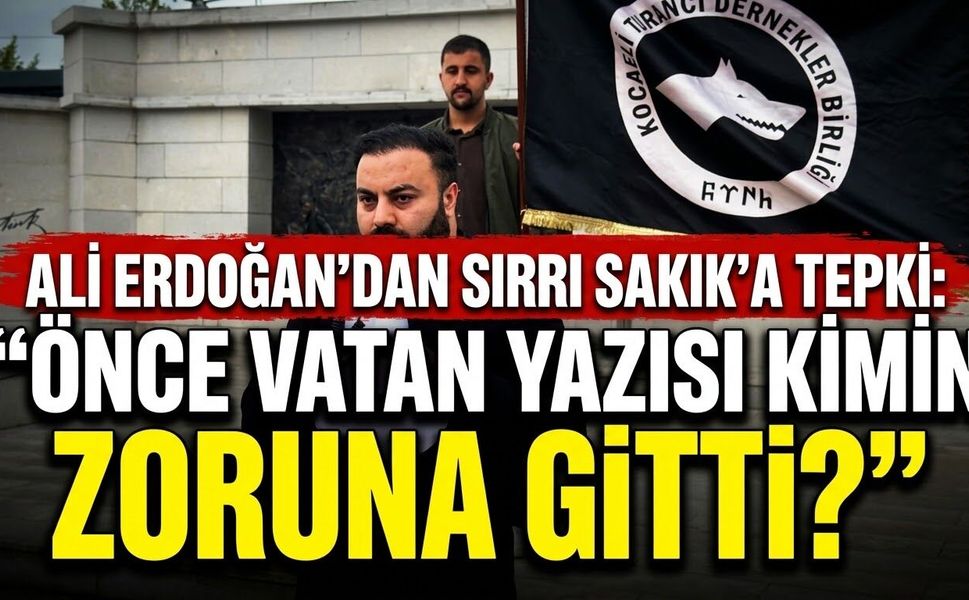Ali Erdoğan’dan Sırrı Sakık’a Tepki: “Önce Vatan Yazısı Kimin Zoruna Gitti?”