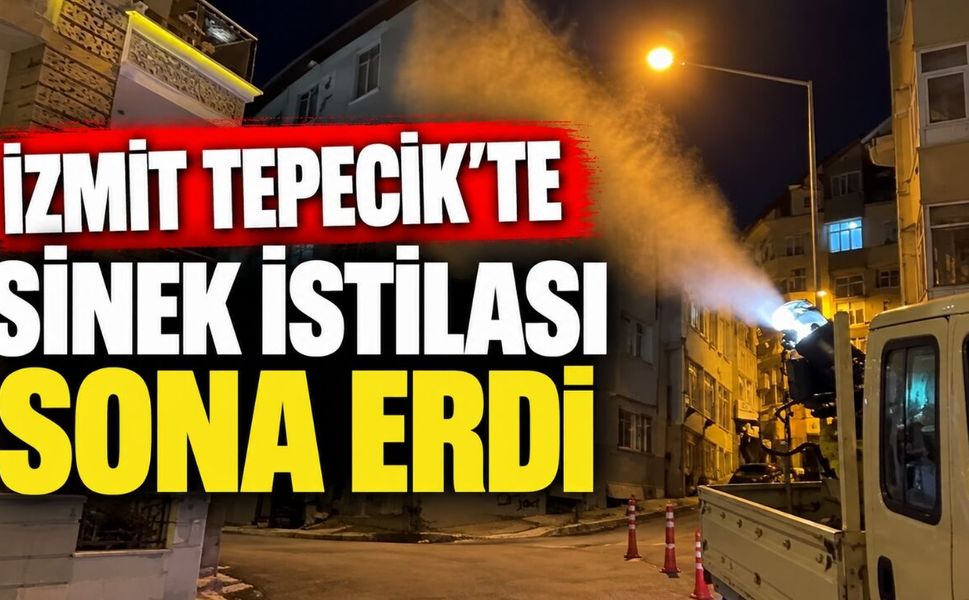 İzmit Tepecik’te Sinek İstilası Sona Erdi