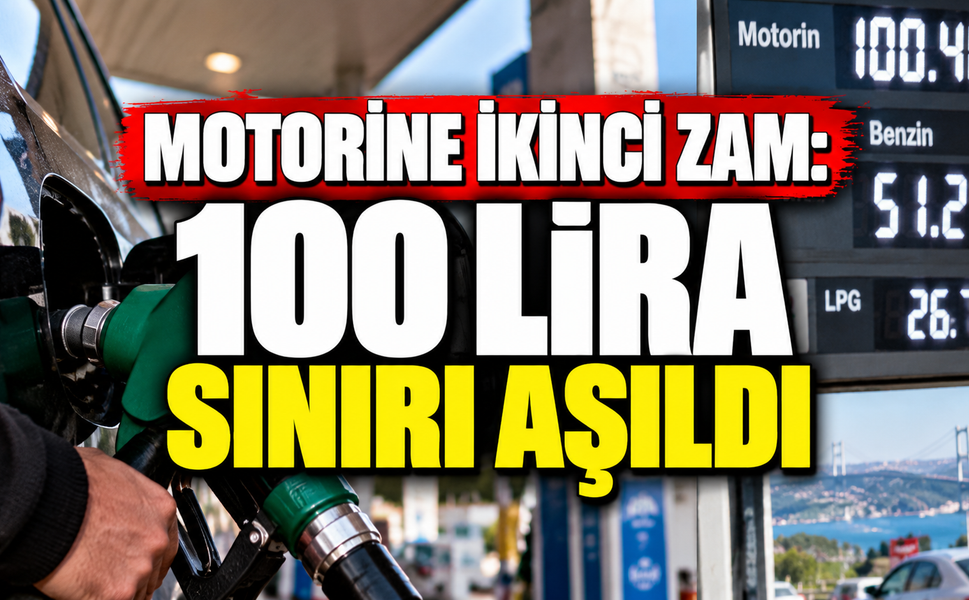Motorine ikinci zam: 100 lira sınırı aşıldı