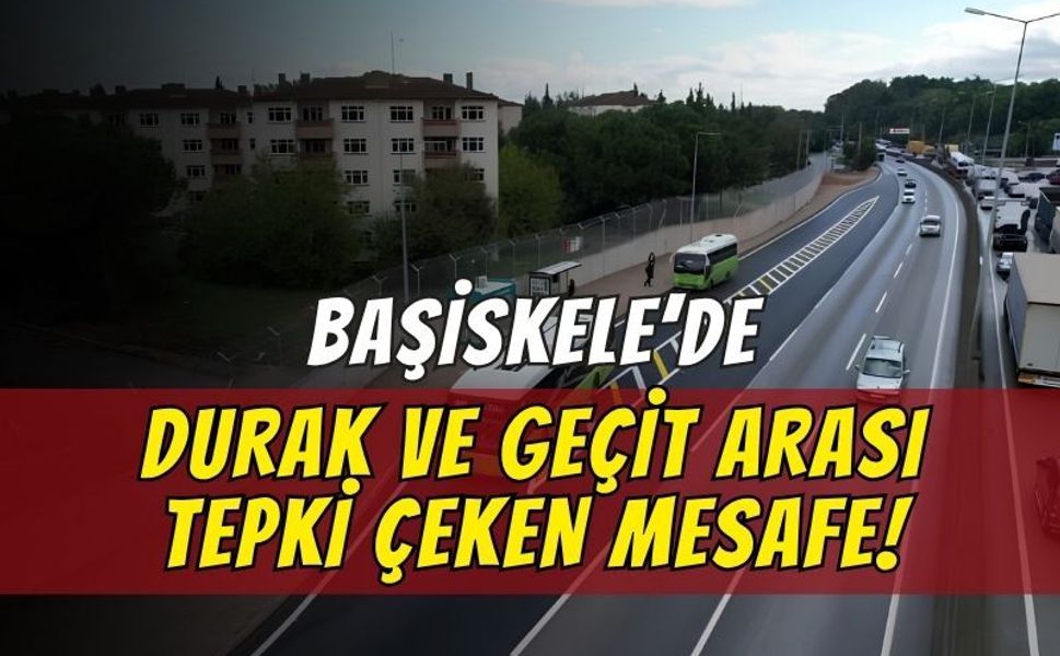 Başiskele’de Durak ile Üst Geçit Arasındaki Mesafe Tepki Çekiyor