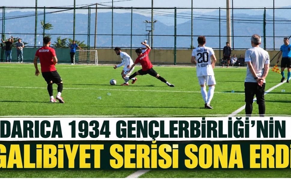 Darıca 1934 Gençlerbirliği’nin galibiyet serisi sona erdi