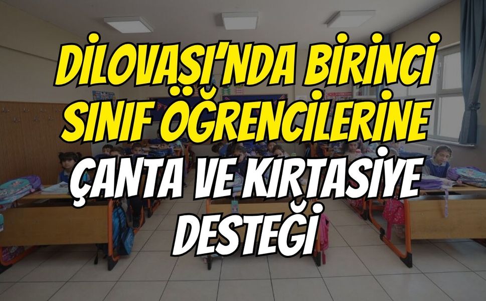 Dilovası’nda Birinci Sınıf Öğrencilerine Çanta Ve Kırtasiye Desteği