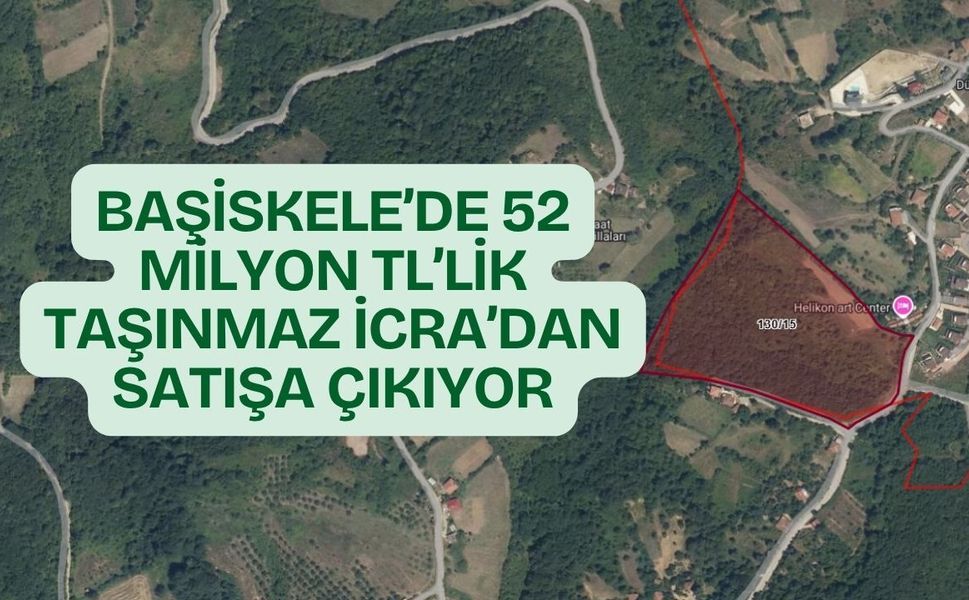 Başiskele’de 52 milyon TL’lik taşınmaz icradan satışa çıkıyor