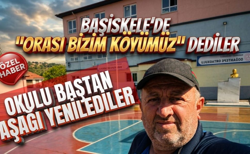 Başiskele’de “Orası Bizim Köyümüz” Dediler, Okulu Baştan Aşağı Yenilediler