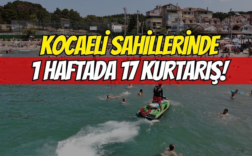 Kandıra'da 1 Haftada 17 Kurtarma