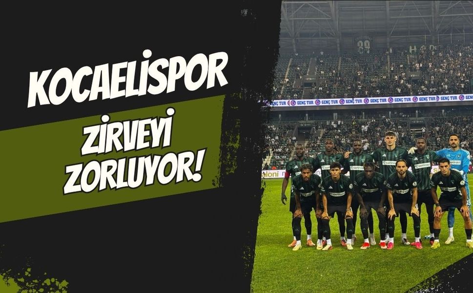 Kocaelispor Zirveyi Zorluyor