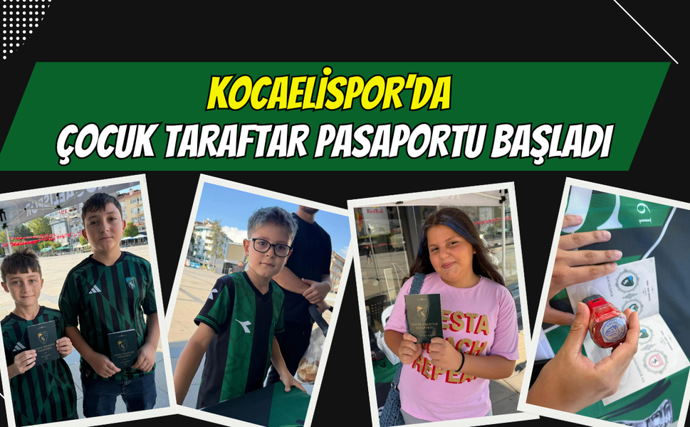 Kocaelispor'da Çocuk Taraftar Pasaportu Başladı